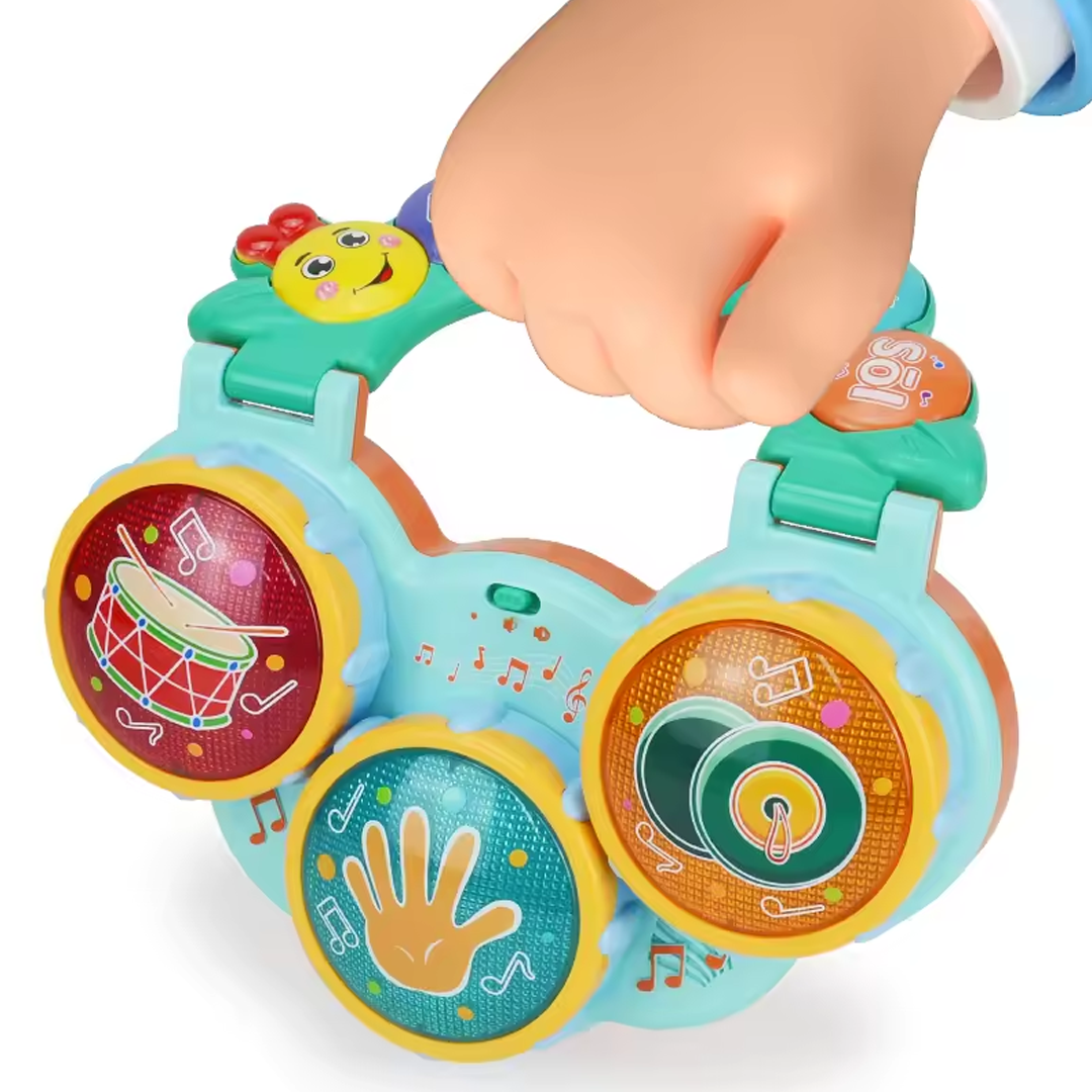 Hand Drum – Electronic organ set Beats Musical Drum with Lights Educational Toy