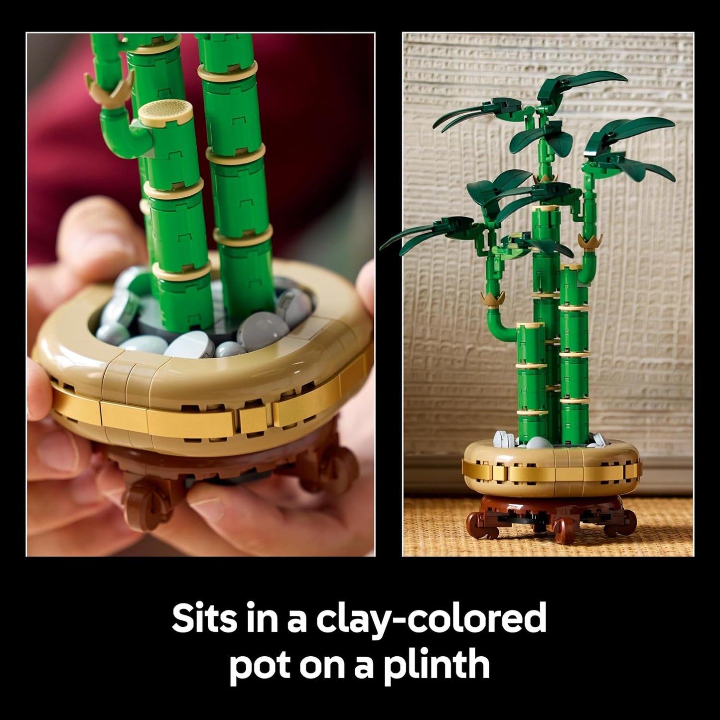 LEGO 10344 Botanicals Lucky Bamboo Artificial Plant Set (325 Pieces)