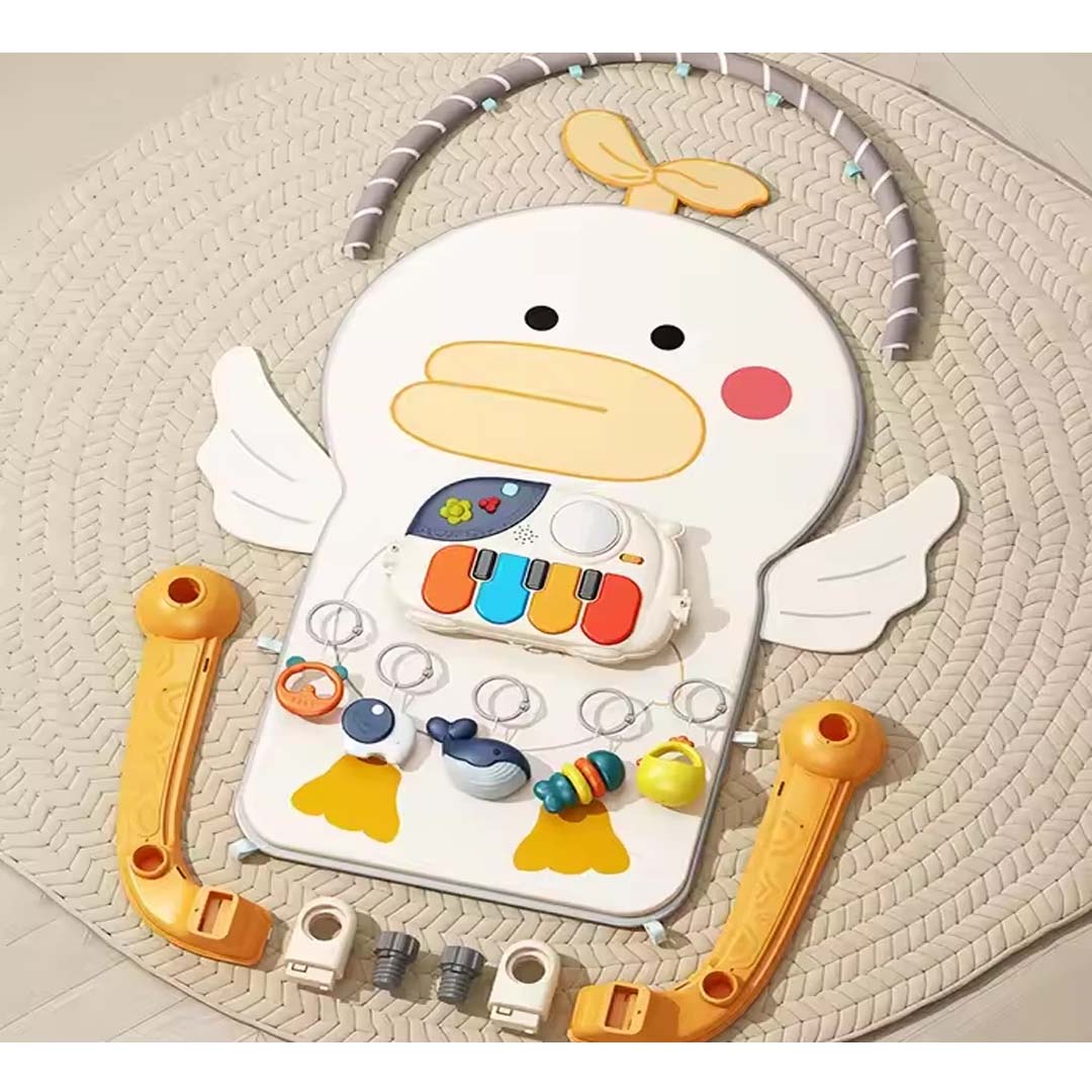 Baby Fitness Blanket – Infant Multi-Function Play Gym Mat with Hanging Toys & Music | Newborn Activity Mat (0+ Months)