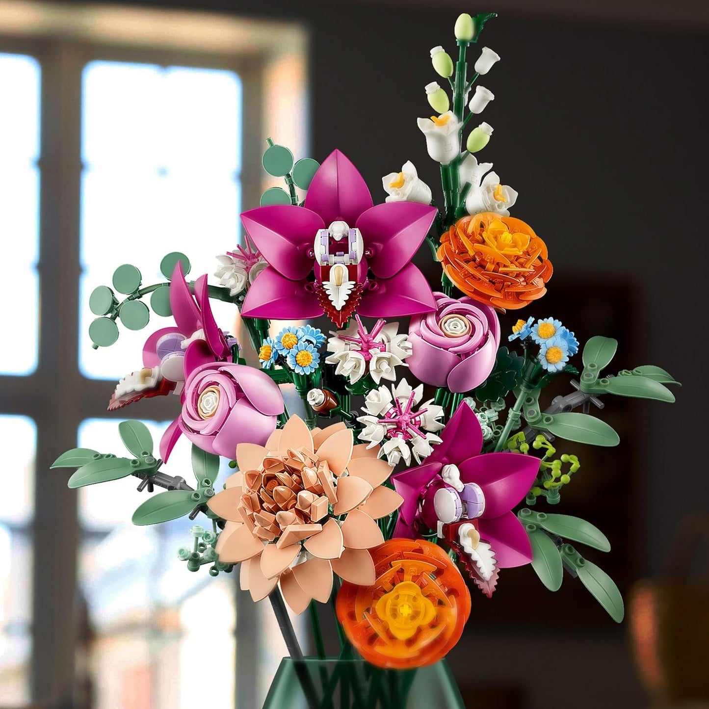 LEGO 10342 Botanicals Pretty Pink Flower Bouquet Set (749 Pieces)