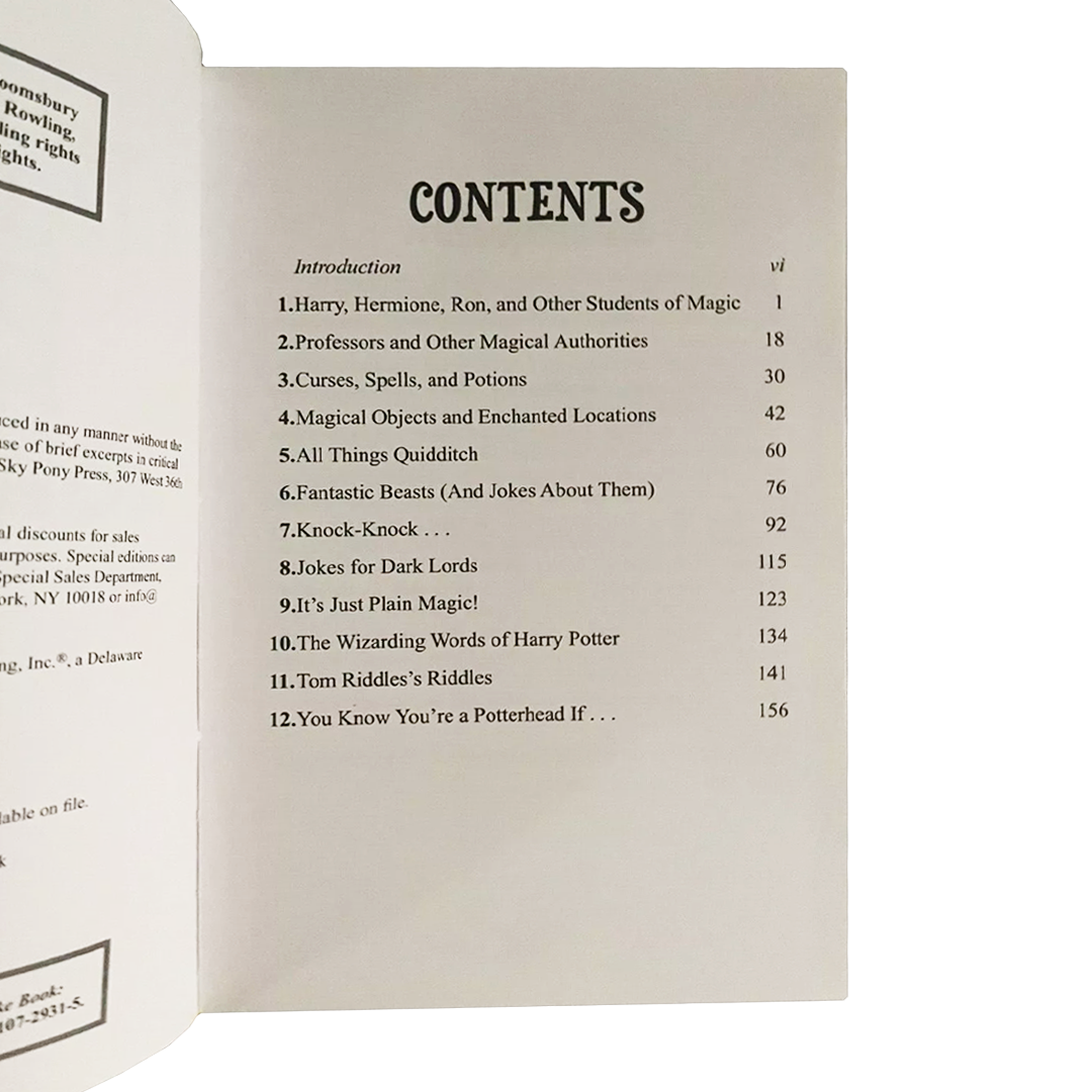 The Unofficial Harry Potter Joke Book (Gryffindor/Ravenclaw) by Brian Boone - Hardback
