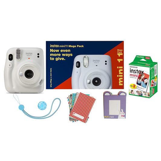 Fujifilm Instax Mini 11 Mega Pack (White)