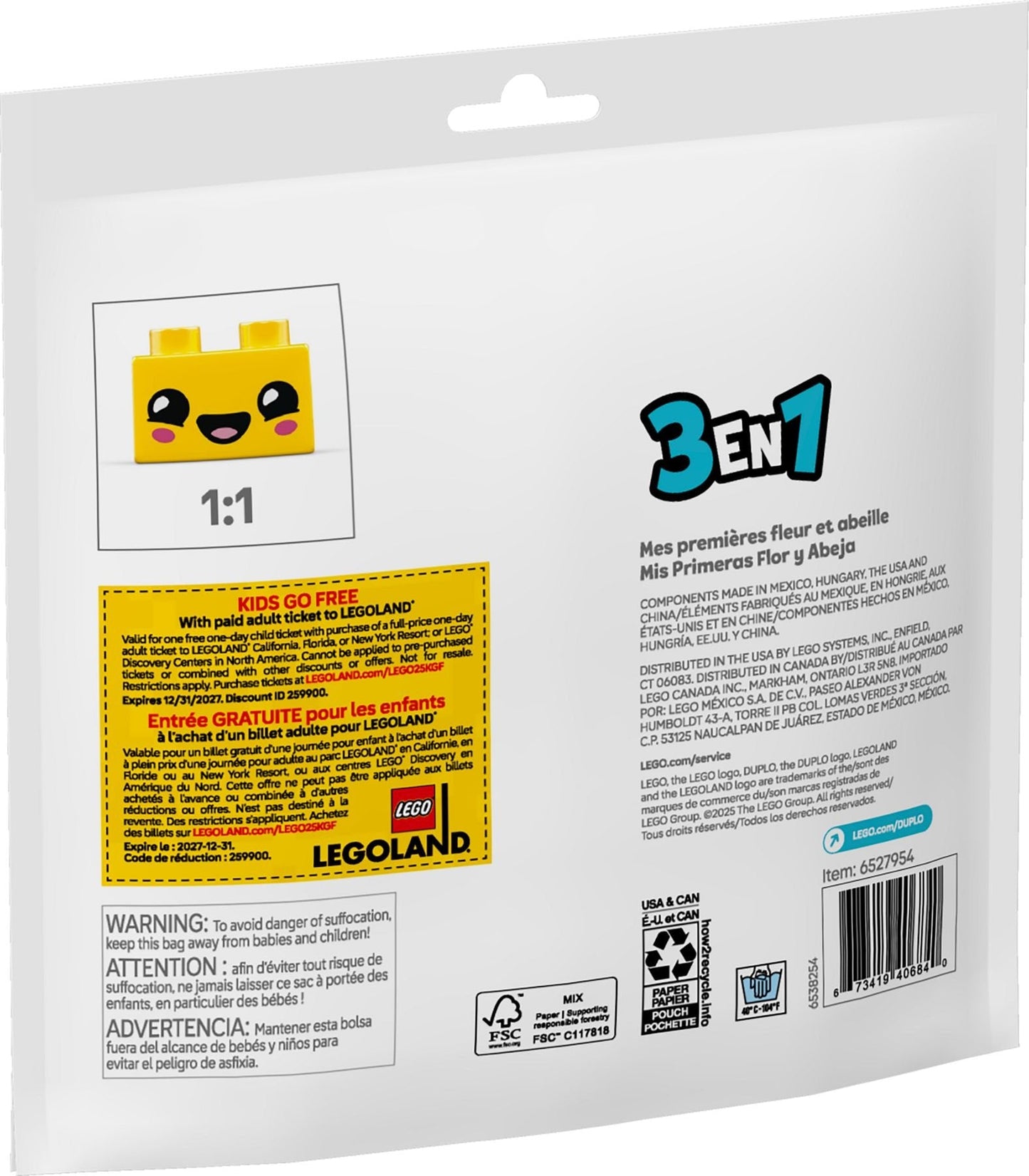 LEGO Duplo 30686 My First Flower with Bee Ecobag