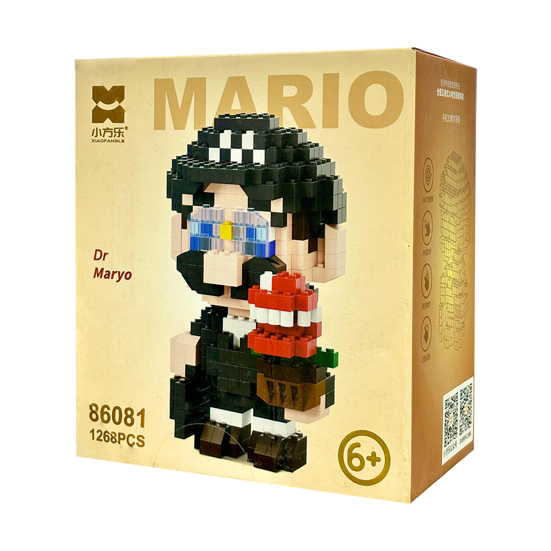 Mario Building Blocks Minifigure 5 Inch as Birthday Gift for Kids