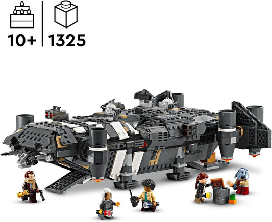 LEGO 75374 Star Wars: Skeleton Crew The Onyx Cinder Set, Collectible Building