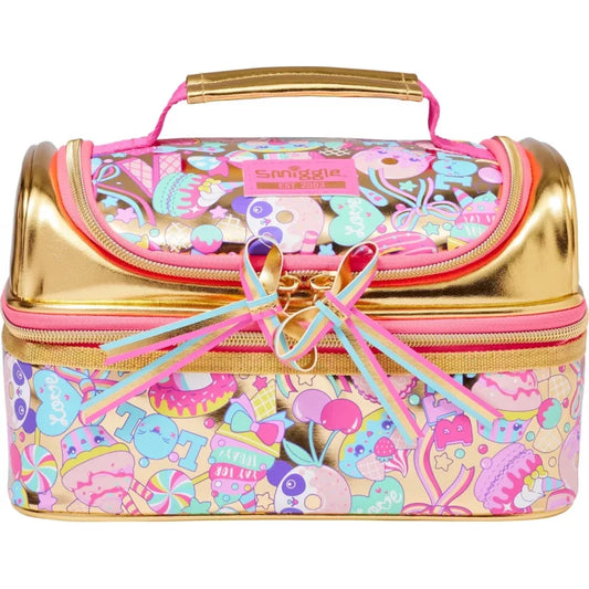 Smiggle Golden Icecream Double Decker 7 Inch Lunch Bag for Kids – colorful and fun design

