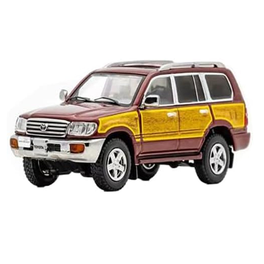GCD 1:64 Toyota Land Cruiser LC100 Wooden Brown | Premium Diecast SUV Model | High-Detail Collectible