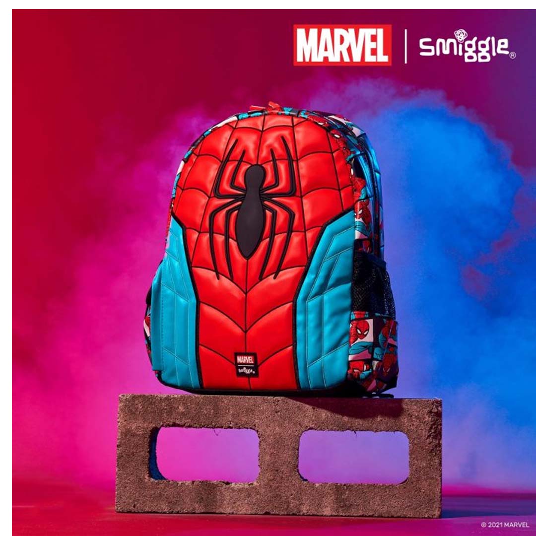 Smiggle School bags Marvel Spider-Man Junior Hoodie Backpack – Cool & Fun for Kids
