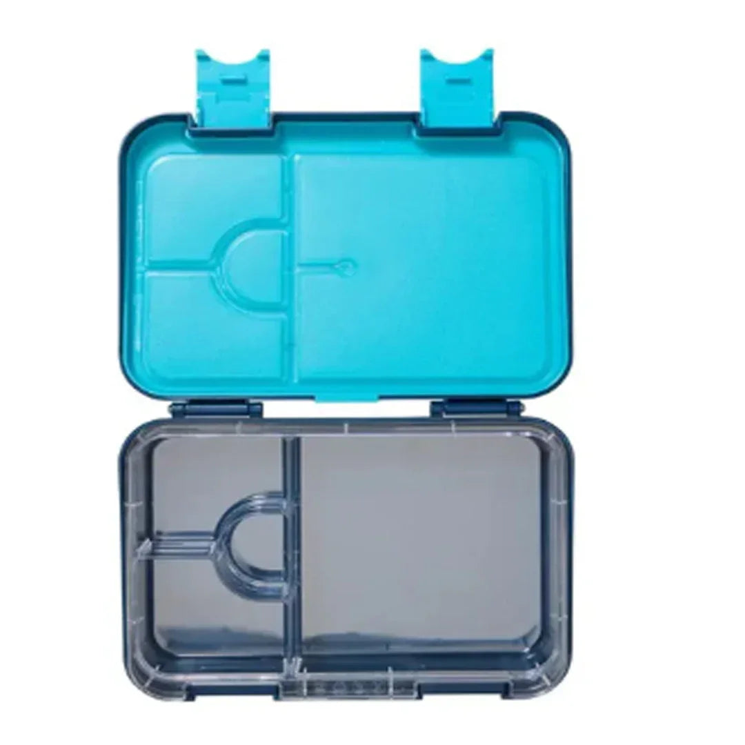 Smiggle Space Aliens Happy Medium Bento Lunchbox 758ml | Leakproof Kids Lunch Box - Robots