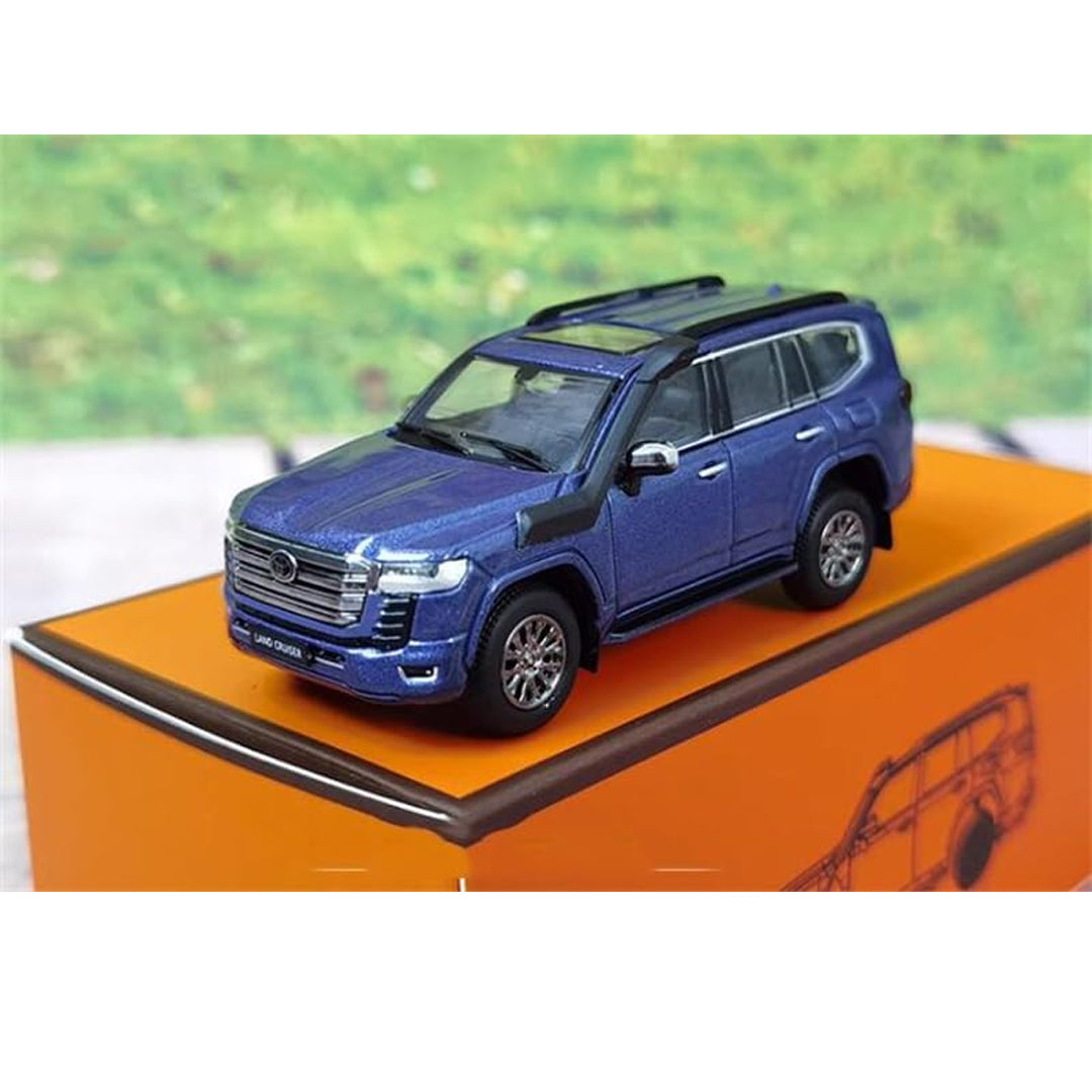GCD 1:64 Toyota Land Cruiser 300 – Regular Version Blue | Premium Diecast Model SUV