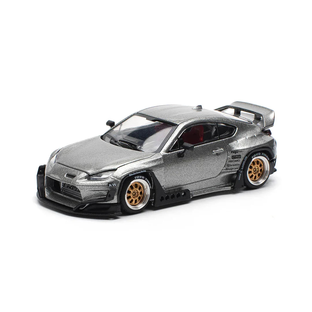 PARA64 POP Race 1:64 PANDEM GR86 Silver – Diecast Model Car