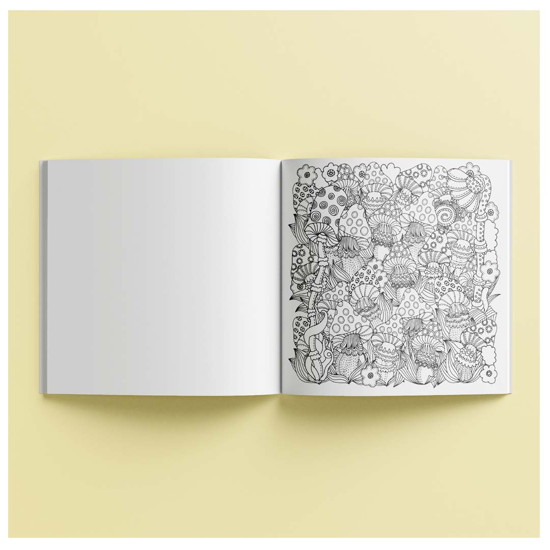 Kaleidoscope Colouring: Enchanted Garden