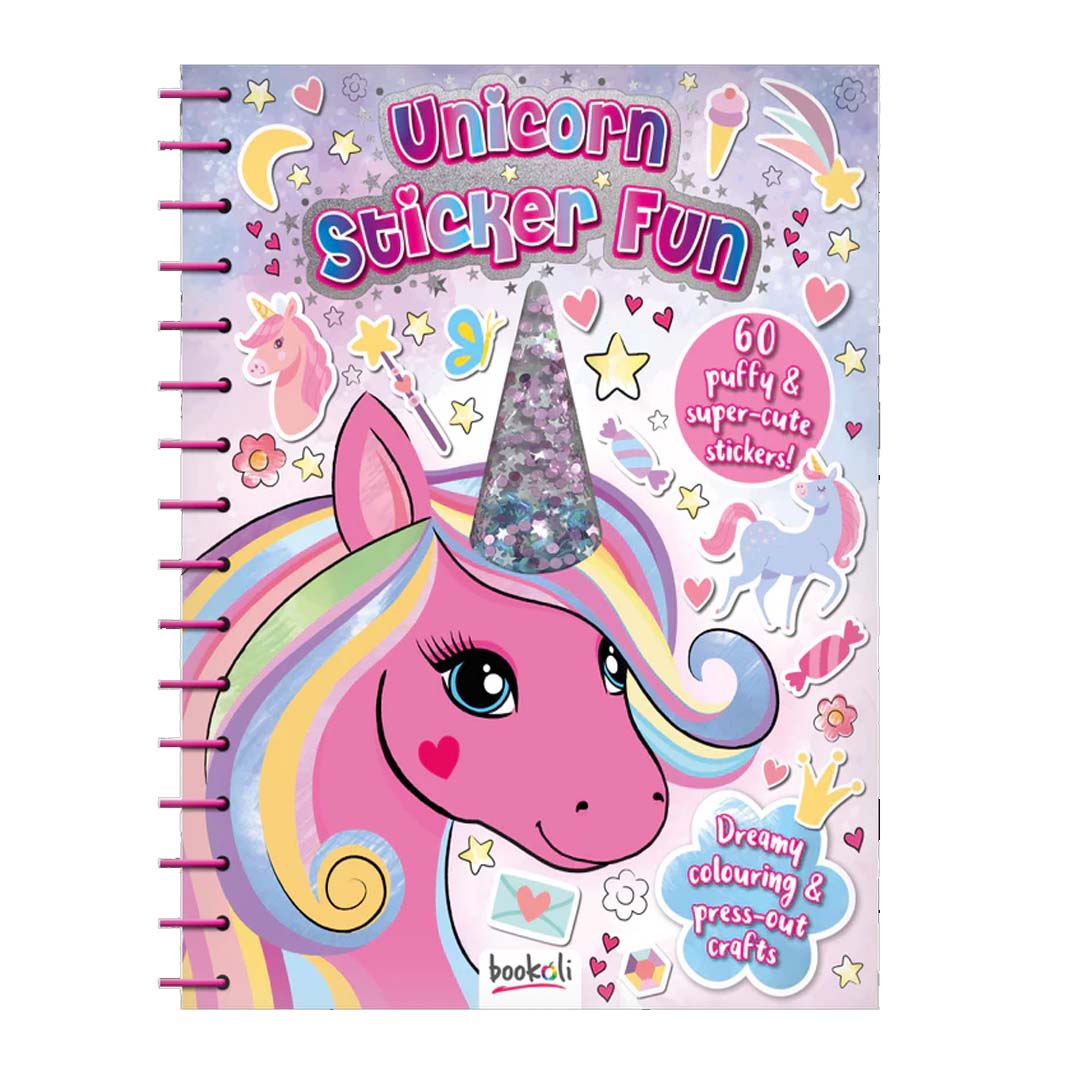 Unicorn Sticker Fun Activity Book – Magical Adventures Await! (By Bookoli)