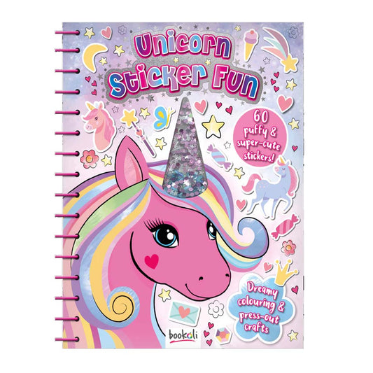 Unicorn Sticker Fun Activity Book – Magical Adventures Await! (By Bookoli)