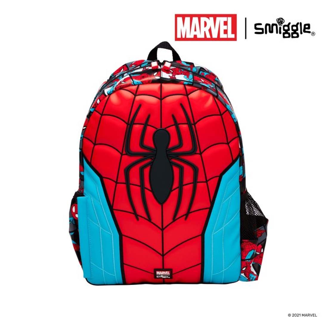 Smiggle School bags Marvel Spider-Man Junior Hoodie Backpack – Cool & Fun for Kids