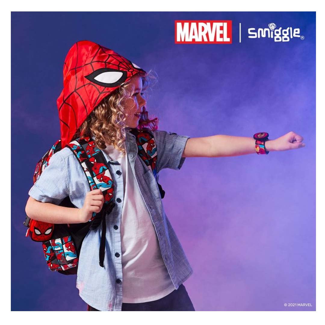 Smiggle School bags Marvel Spider-Man Junior Hoodie Backpack – Cool & Fun for Kids