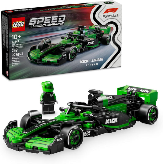 LEGO 77247 Speed Champions Kick Sauber F1 Team C44 Racing Car Model Set

