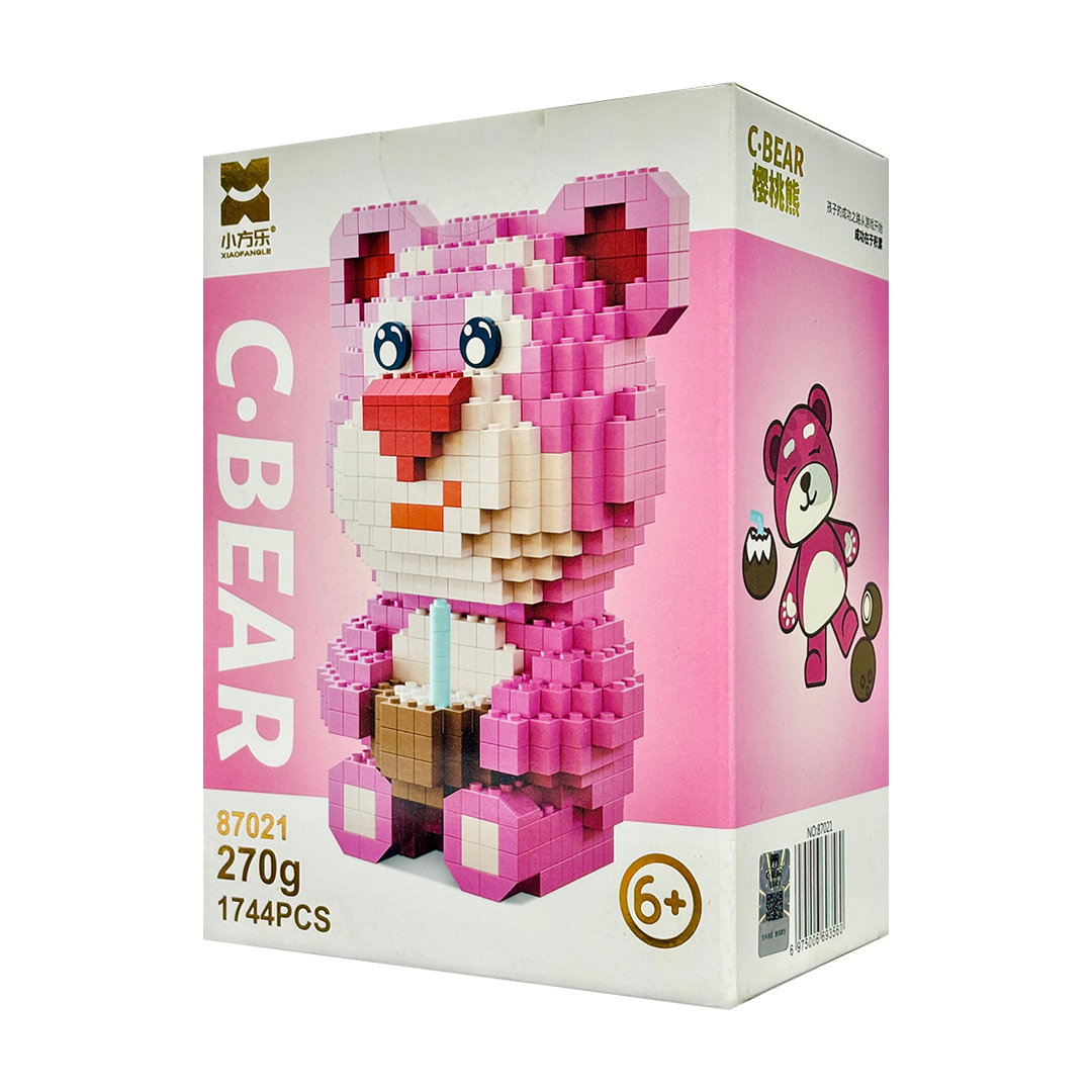 C. Bear Building Blocks Minifigure 6 Inch as Birthday Gift for Kids
