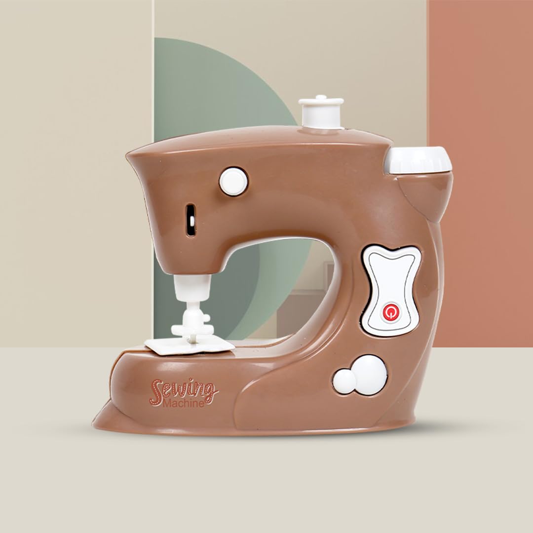 Pablo Honey Sewing Machin Household Play Set (Brown)